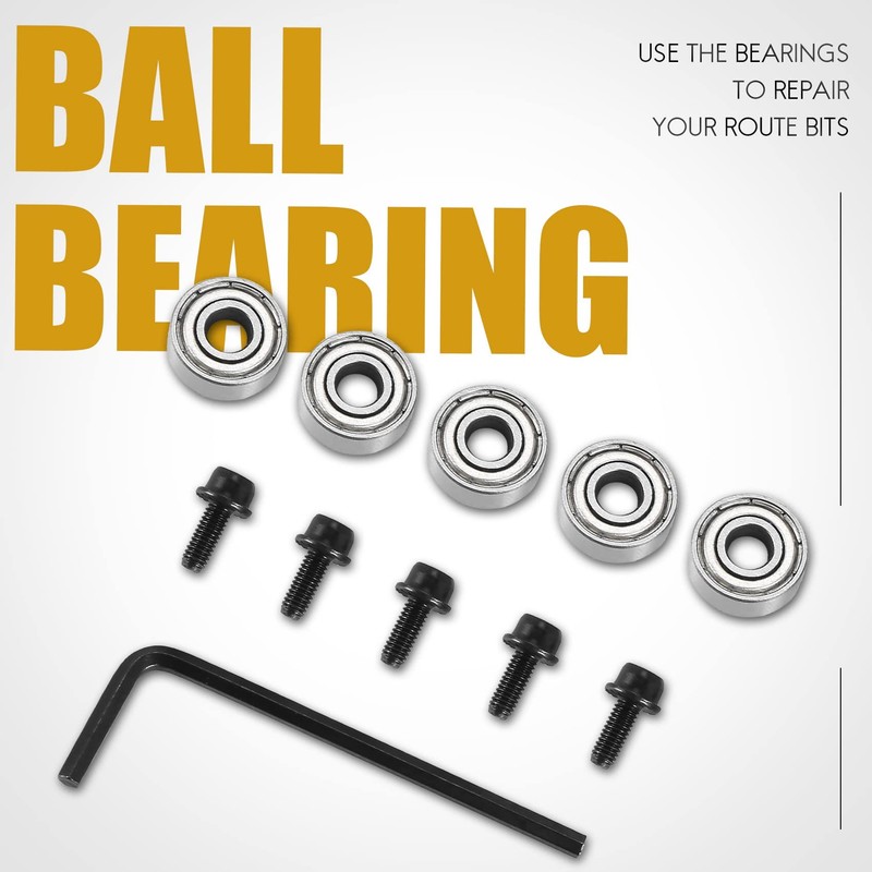 Giyofom Upper Bearing Cutter Head Bearing Set Bearing Accessory Set