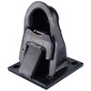 NovelBee 2-5/16" Flat Mount Trailer Coupler with Bolts Hardware,Black Powder
