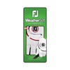 FootJoy WeatherSof Men's Golf Glove, White/Red, White/Red