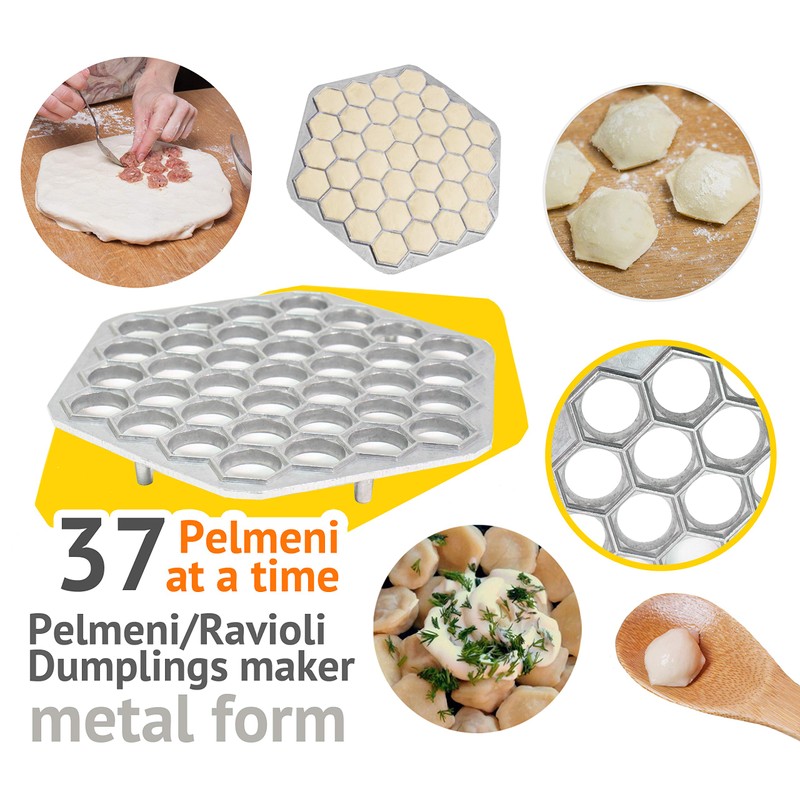 Metal Mold for Russian Ukraine Pelmeni Ravioli Meat Dumplings/ Pelmeni