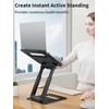 tounee Laptop Stand for Desk Adjustable Height, Telescopic Computer Stand