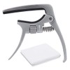 Capotasto Silver Guitar Capo, Adjustable Screw, Metal Capo, Durable, Rust