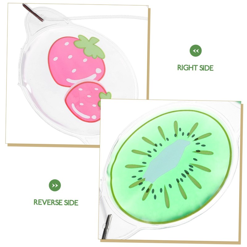 Outanaya 3pcs Fruit Cooling Eye Masks for PVC Reusable Eye