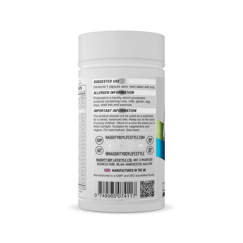 Naughty Boy Multivitamin 60 Vegetarian caps - 2 Months Supply,