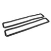 2pcs Car Defender Bulkhead Vent Seal Rubber Decoration Accessory Fit