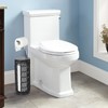 Black Freestanding Toilet Paper Holder with Storage,3 Rolls of Tissue