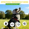 JOLNNKHF Dog Ear Muffs, Waterproof Calming Hoodie, Anti-Anxiety Ear Covers