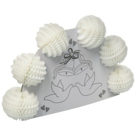 Beistle 57655 Wedding Pop-Over Centerpiece, 10-Inch