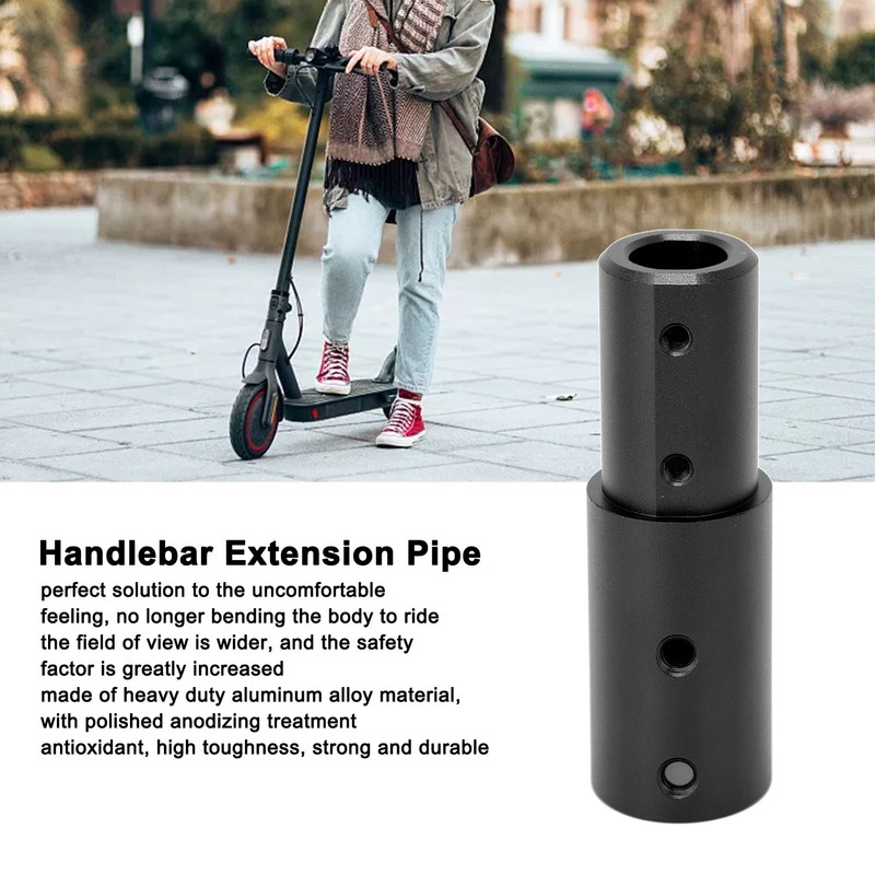 Handlebar Extension Pipe Aluminium Alloy Heightening Pole Riser for M365