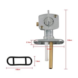 Gas Fuel Switch 413122 Petcock Gas Fuel, 1986-2004 Gas Fuel Tap Valve Switch Pump for KLF 300 KLF300