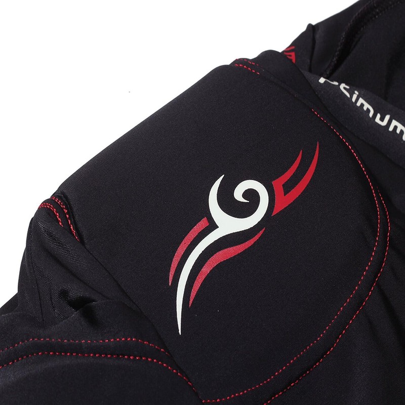 Optimum Boy's Tribal Protective Shoulder Pad - Black/Red, X-Small