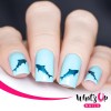 Whats Up Nails Shark Stencils for Nails, Nail Art, Nail