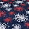 CAIT CHAPMAN HOME COLLECTION Red White Blue Celebration Fireworks Easy-Care