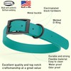 Dogline Biothane Waterproof Dog Collar Strong Coated Nylon Webbing with