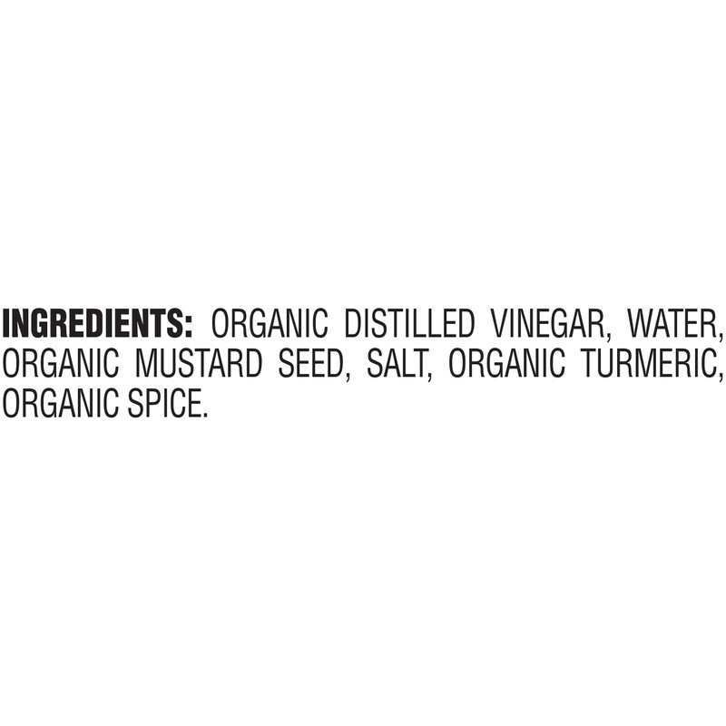 Heinz Organic Yellow Mustard (20 oz Bottles, Pack of 6)