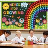Summer Bulletin Board Classroom Decorations 3D Rainbow Butterfly Floral Bulletin