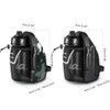 Bike Seat Bag Waterproof Reflective Saddle Bag with Water Bottle