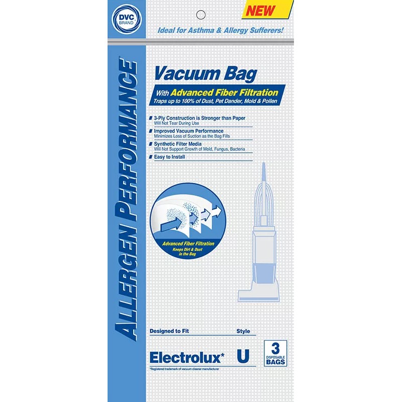 Electrolux Replacement DVC Electrolux Upright Hepa Vacuum Bags (3 Bags)