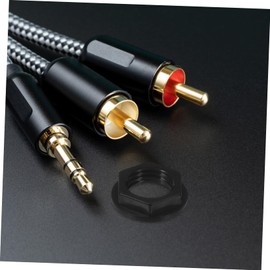 Tofficu UK Jack Nut for Cliff S Black Durable Hard Audio Socket Component Replacement for Your Audio Equipment