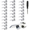25-Pack Storm Door Panel Clips, with Screws 5/16" Offset Storm