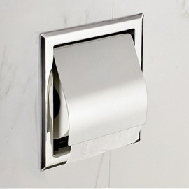 LUANT Recessed Paper Holder for Bathroom Storage, Toilet roll Holder, Stainless Ste...