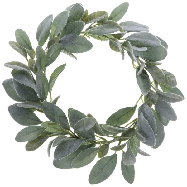 Hobby Lobby Home Decor Green Lamb's Ear Wreath for Weddings