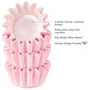 Caperci Grease-Resistant Pink Mini Cupcake Liners 200 Counts - Heavy