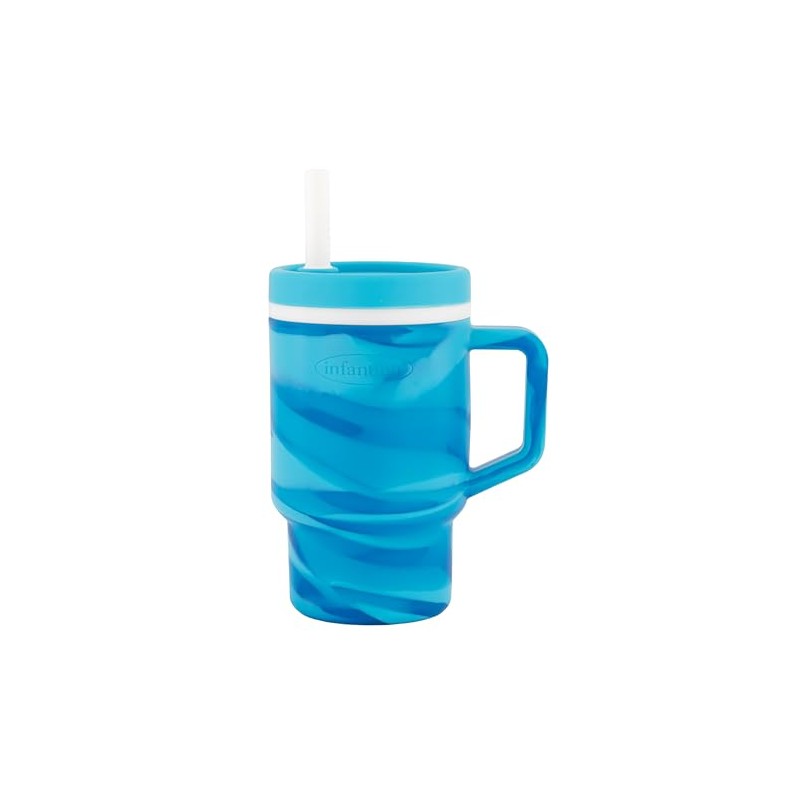 Infantino My 1st Tumbler, taza de silicona para beber con