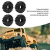 BuyWeek RC Tyre for Axial 1/10 RC Crawler Car, Pack
