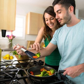 2 Packs Multifunctional Cooking Spoon, All Purpose Kitchen Tool Skimmer Scoop Colander Strainer Grater Masher, Food-Grade High Temperature Resistant Cooking Gadgets