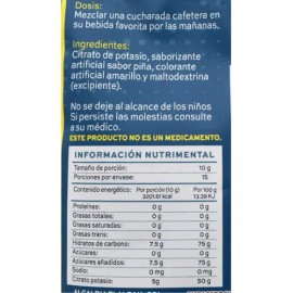 Citrato De Potasio En Polvo Sabor Piña 150 Grs Joy Natura                                                                                             