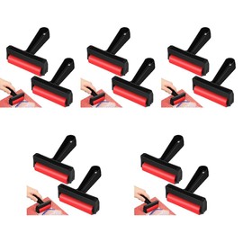 OHPHCALL 10 Pcs Soft Rubber Roller Rubber Brayer Roller for Printmaking Rubber Brayer Rubber Roller Ink Stamping Roller Rubber Brayer Roller Rollers Oil Painting