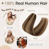 Elailite Hair Extensions Clip in Real Hair Remy Human Hair