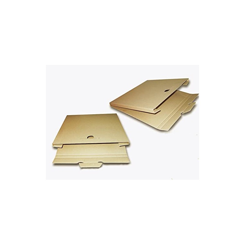 100 LP Shipping Boxes 325 x 325 x 13 mm