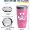 Pickleball Pink Edition Viking Tumbler 20oz - Paddle party time
