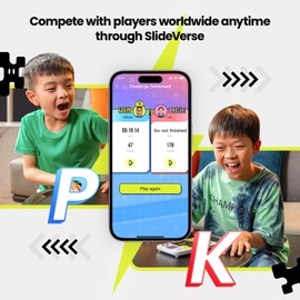Swift Block Super Slide Puzzle Games, 3 Games in 1 Board Sliding Puzzle Game, 1000 Challenges Brain Teaser Puzzle, Connected Smart Phone AI Tutorial Travel Games Birthday Gift for Kid Teen, UV Ver.