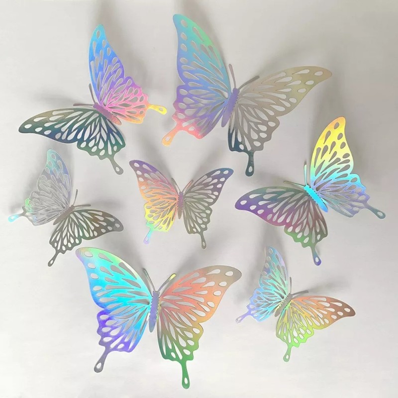 Dolores 36pcs Mariposas Decorativas Pared 3d Fiestas Adorno Pegatina