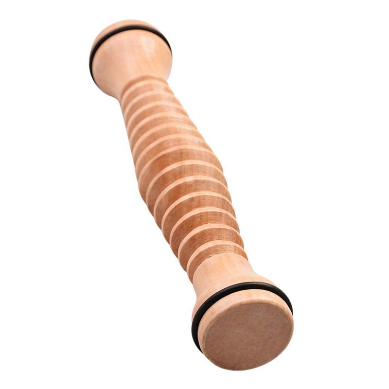 Exceart Plantar Roller Wooden Foot Roller Massager Plantar Relief Wood