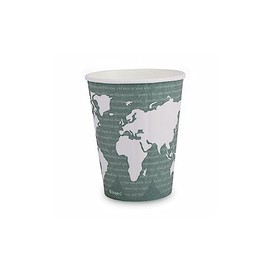 Eco-Products EPBNHC16WD World Art Renewable & Compostable Insulated Hot Cups 16oz, 40/PK, 15 PK/CT