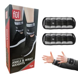 ful Adjustable Ankle & Wrist Weights ( 2 LBS. Each )