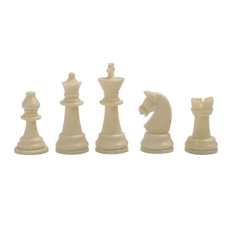 Chess Checkers Set 13.8in Board 2 in 1 Anti Slip