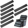 PATIKIL Rectangle Corner Anti-Slip Furniture Rail Pads 27x4x3, 8 Pcs