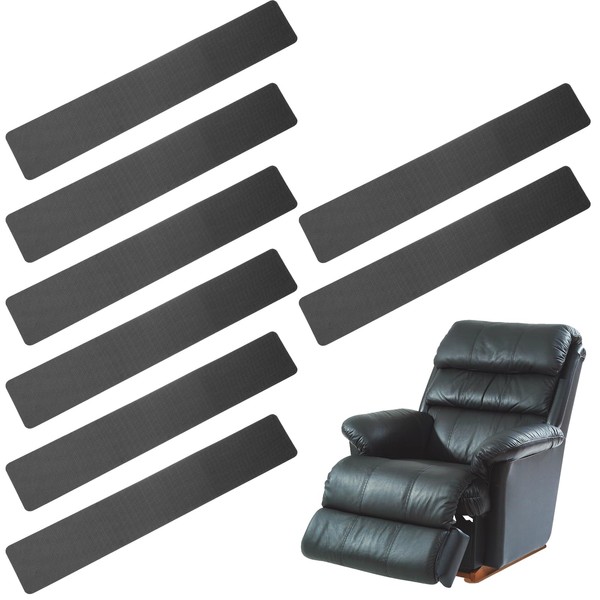 PATIKIL Rectangle Corner Anti-Slip Furniture Rail Pads 27x4x3, 8 Pcs