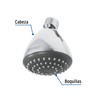 Foset Aero R-201S, Regadera 3-1/4", sin brazo, Aero, cabeza de