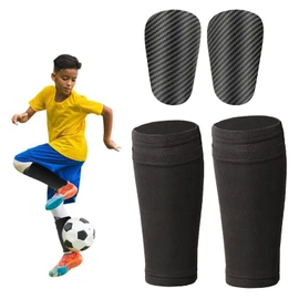 Mini Shin Pads, Shin Pad Socks, Small Football Shin Pads, Lightweight Shin Pads for Teenagers Kids Boys Girls, Shin Guards for Football Training Protector