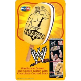 Popsicle Hulk Hogan Character Face Ice Cream Bar, Ice  Truck Sticker 5"x8"