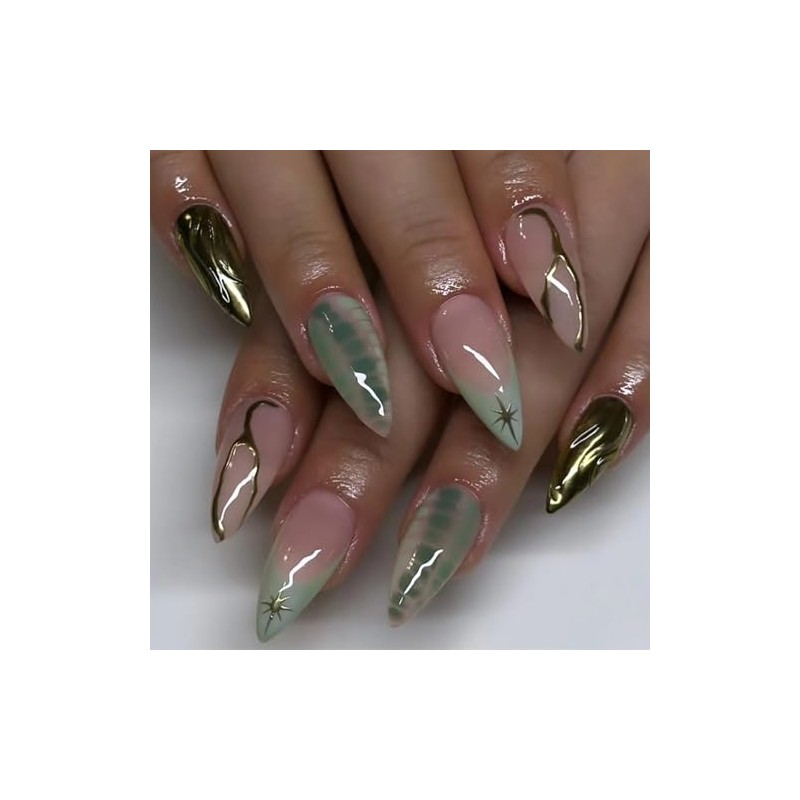 ewku Acrylic Nail Tips for DIY Manicure at Home -