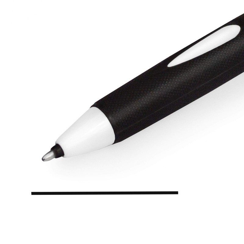 Uni-Ball SN-220 Power Tank Retractable Ballpoint Pen 1.0mm White Barrel