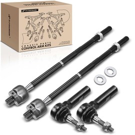 A-Premium Set of 4, Front Inner & Outer Tie Rod End Kit, Compatible with Dodge Charger 2006-2010, Challenger 2008-2010, Magnum 2005-2008, Chrysler 300 2005-2010, RWD