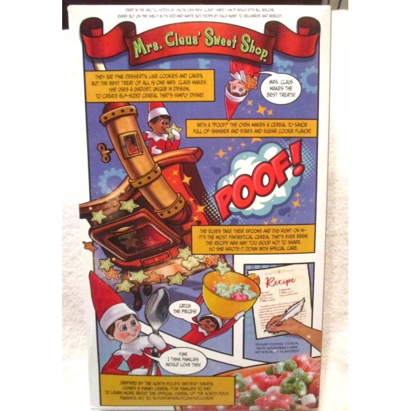 Kellogg Elf on the Shelf Sugar Cookie Cereal | Sealed